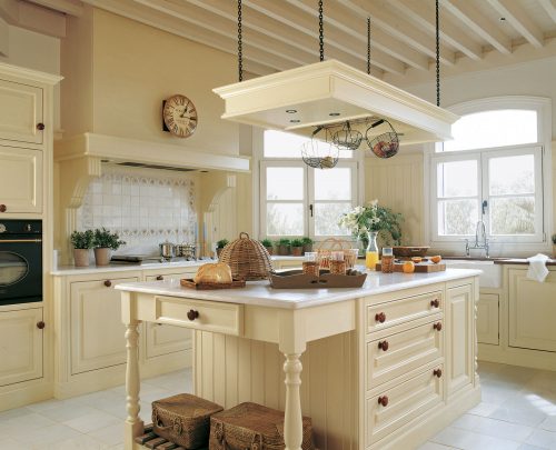 Diseño de Cocina con isla central